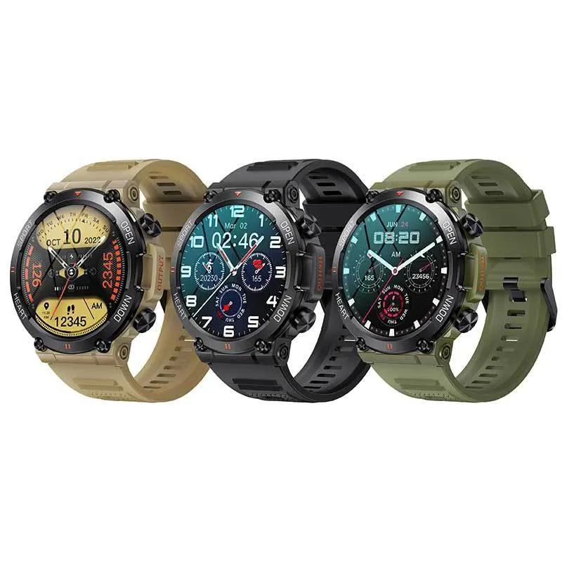 1.39 Inch Heart Rate / Blood Pressure / Blood Oxygen Monitoring Smart Calling Watch
