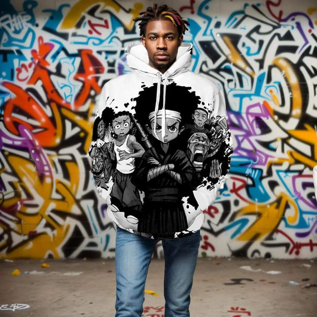 3D Print Graphic Hoodies Men Women with Front Pocket Novelty Hoodies Unisex Long Sleeve Pullover