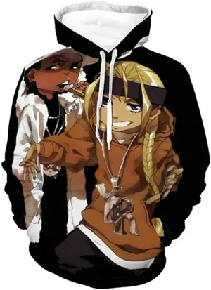 3D Print Graphic Hoodies Men Women with Front Pocket Novelty Hoodies Unisex Long Sleeve Pullover