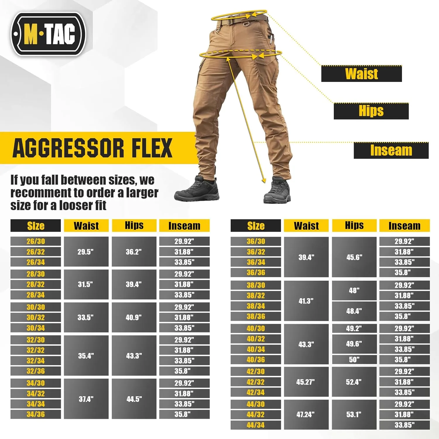 Aggressor Flex - Tactical Pants - Men Cotton with Cargo Pockets