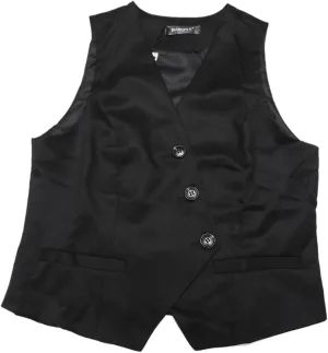 Allegra K Sleeveless Suit Vest for Women's V-Neck Button-Down Sleeveless Work Business Blazer Vests Waistcoat