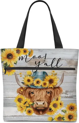 Animal Gifts Tote Bag, Animal Reusable Grocery Handbag For Women, Travel Beach Bag