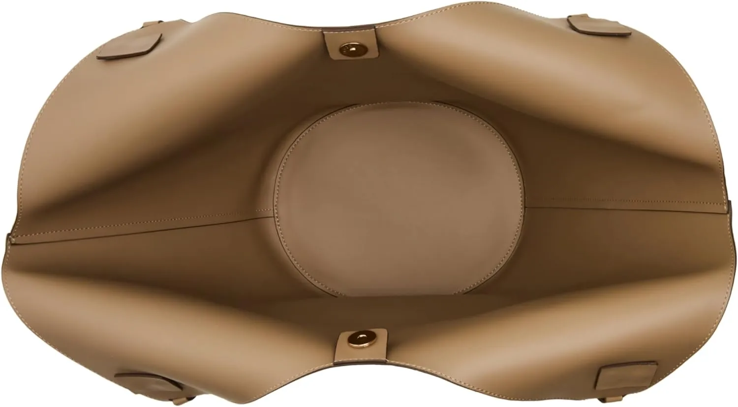 Anne Klein Large Hobo Tote with Pouch, Truffle