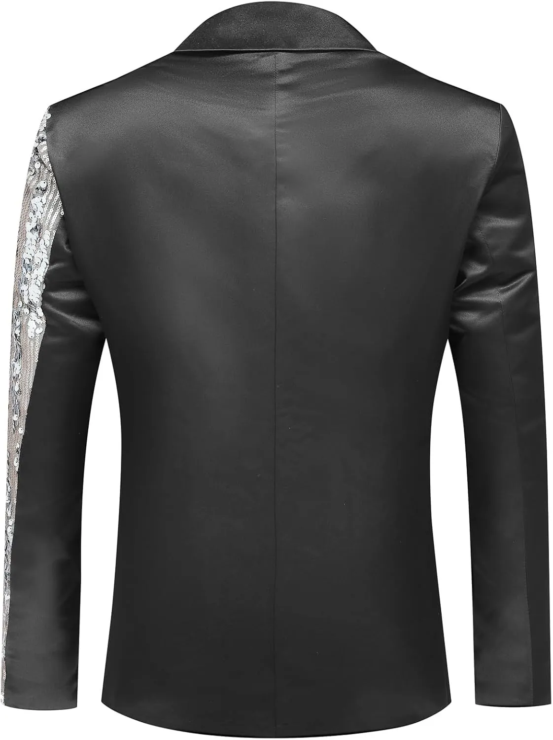 Boyland Men's Tux Dress Blazer Gold Sequins Floral Suit Party Dinner Prom Slim Fit Stylish Blazer Sport Coat