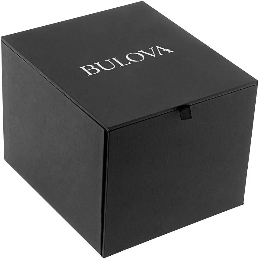 Bulova Crystal Pave 3-Hand Quartz Slim Case Watch