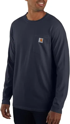 Carhartt Men's Force Relaxed Fit Midweight Long-Sleeve Pocket T-Shirt