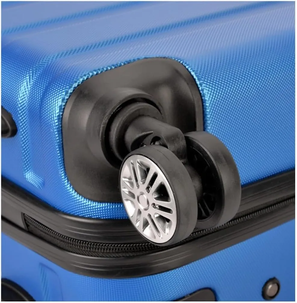 Carry-on Suitcase Luggage Luggage ABS 3 Piece Set With Lock Spinner 20in 24in 28in,Lightweight Luggages For Travel Carry-on Suitcases Carry On Luggages (Color : Black, Size : 20 24 28inch)