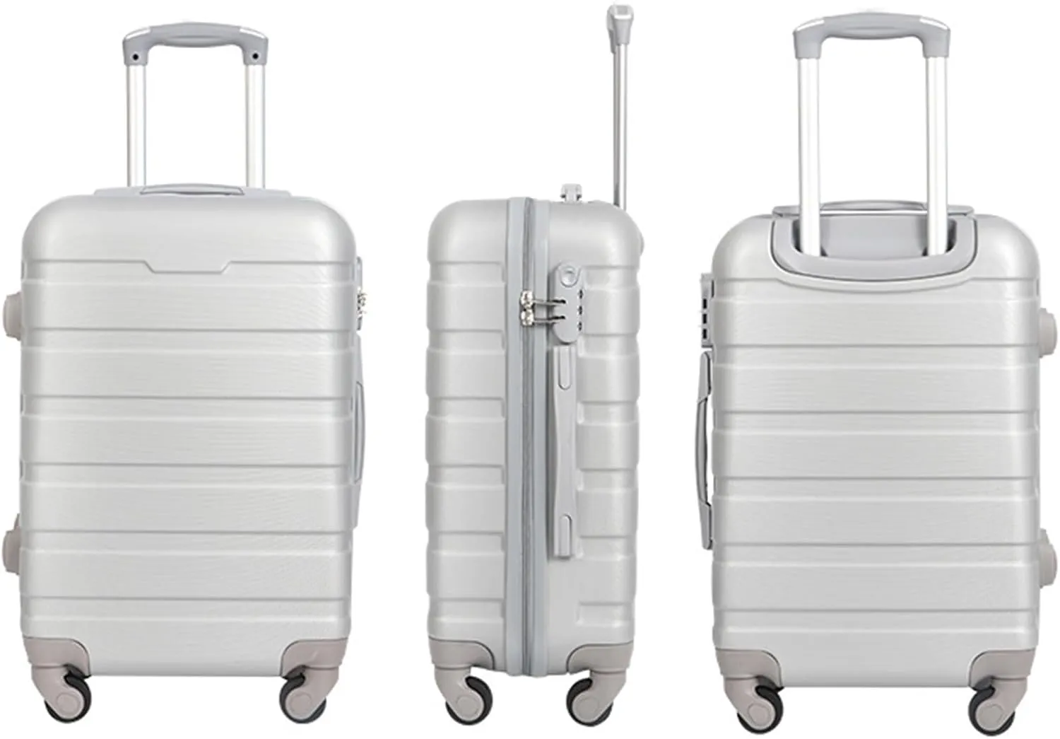 Carry-on Suitcase Luggage Suitcase Sets Hardside With Double Spinner 3 Piece Travel Luggage Set Lightweight Suitcase Carry-on Suitcases Carry On Luggages (Color : B, Size : 20 24 28in)