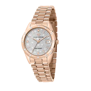 Chiara Ferragni Everyday Rose Gold Glitter Watch