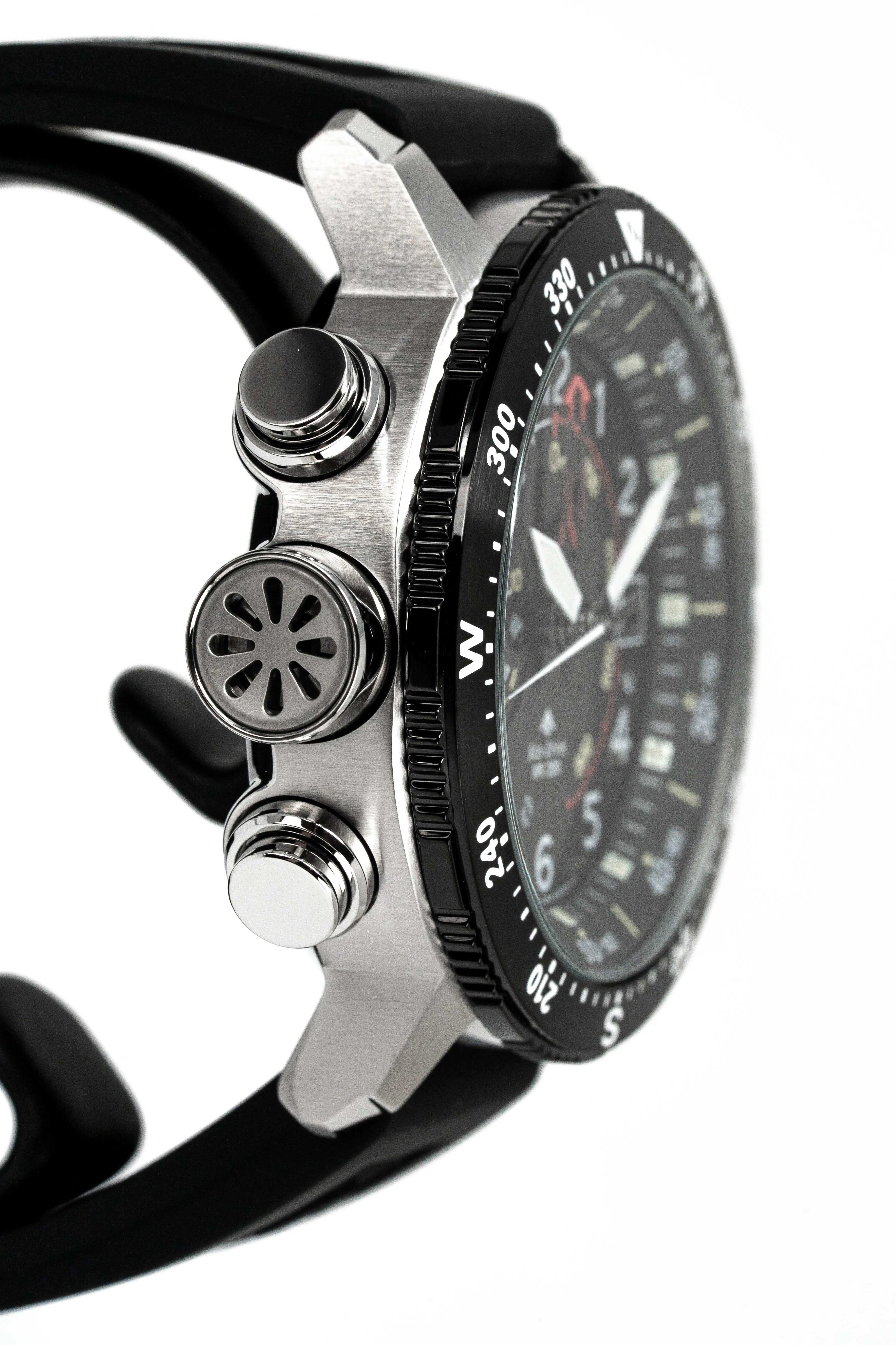 Citizen Men's Watch Eco-Drive Diver Marine Promaster Black Red BN4044-15E