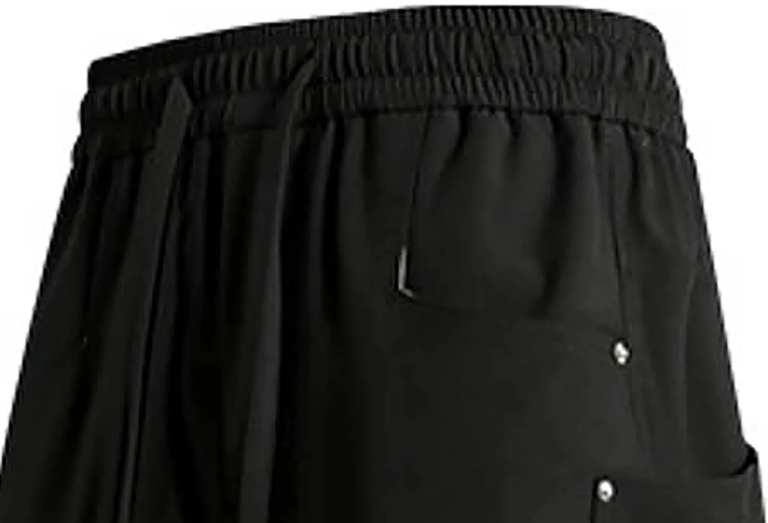 Compression Pants Men Baggy Jeans Working Shorts Stretch Elastic Waist Outfits Wide Leg Casual Resort Wear Big