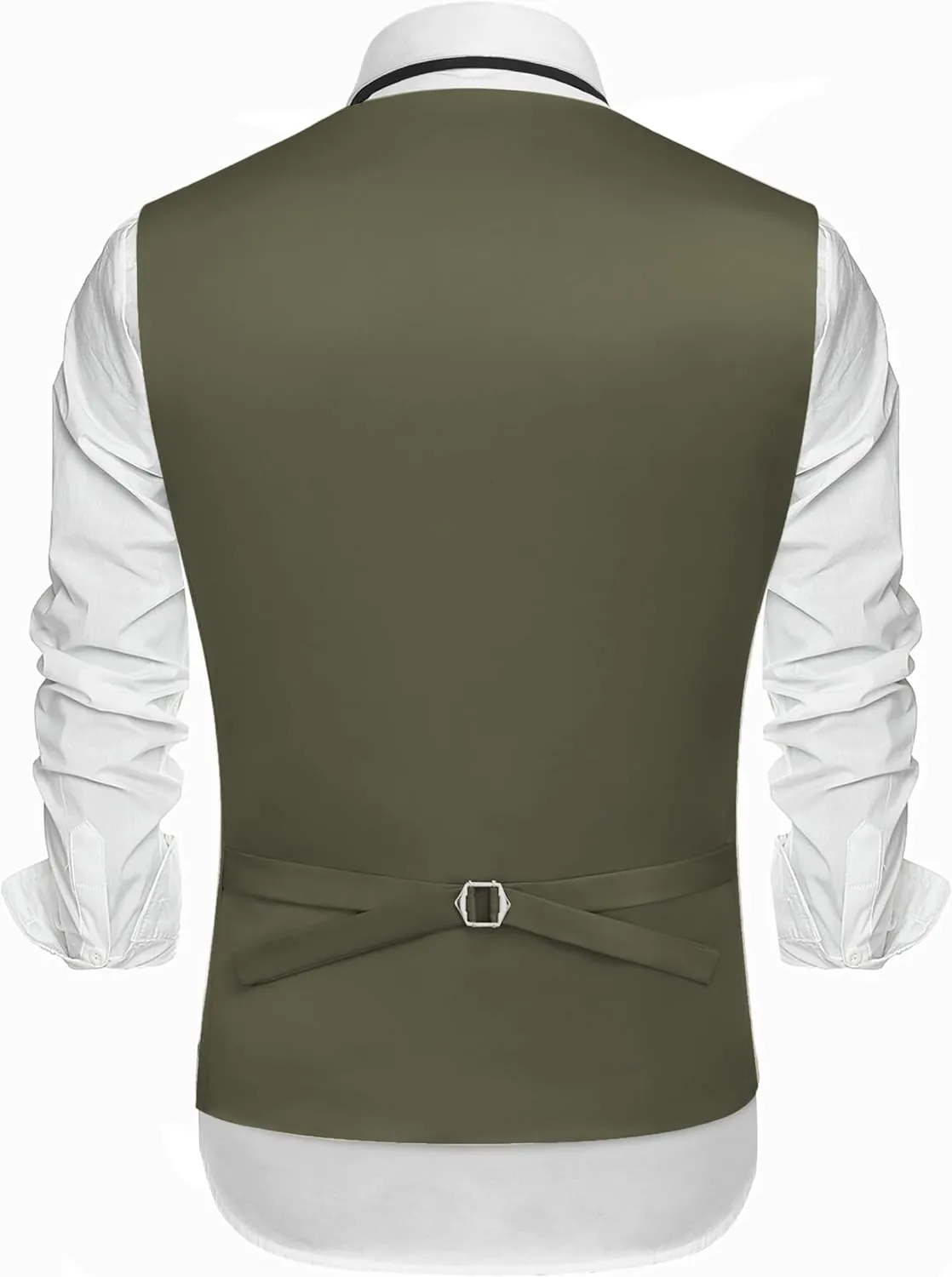 COOFANDY Men's Suit Vests Slim Fit Waistcoat Notch Lapel Casual Formal Vest