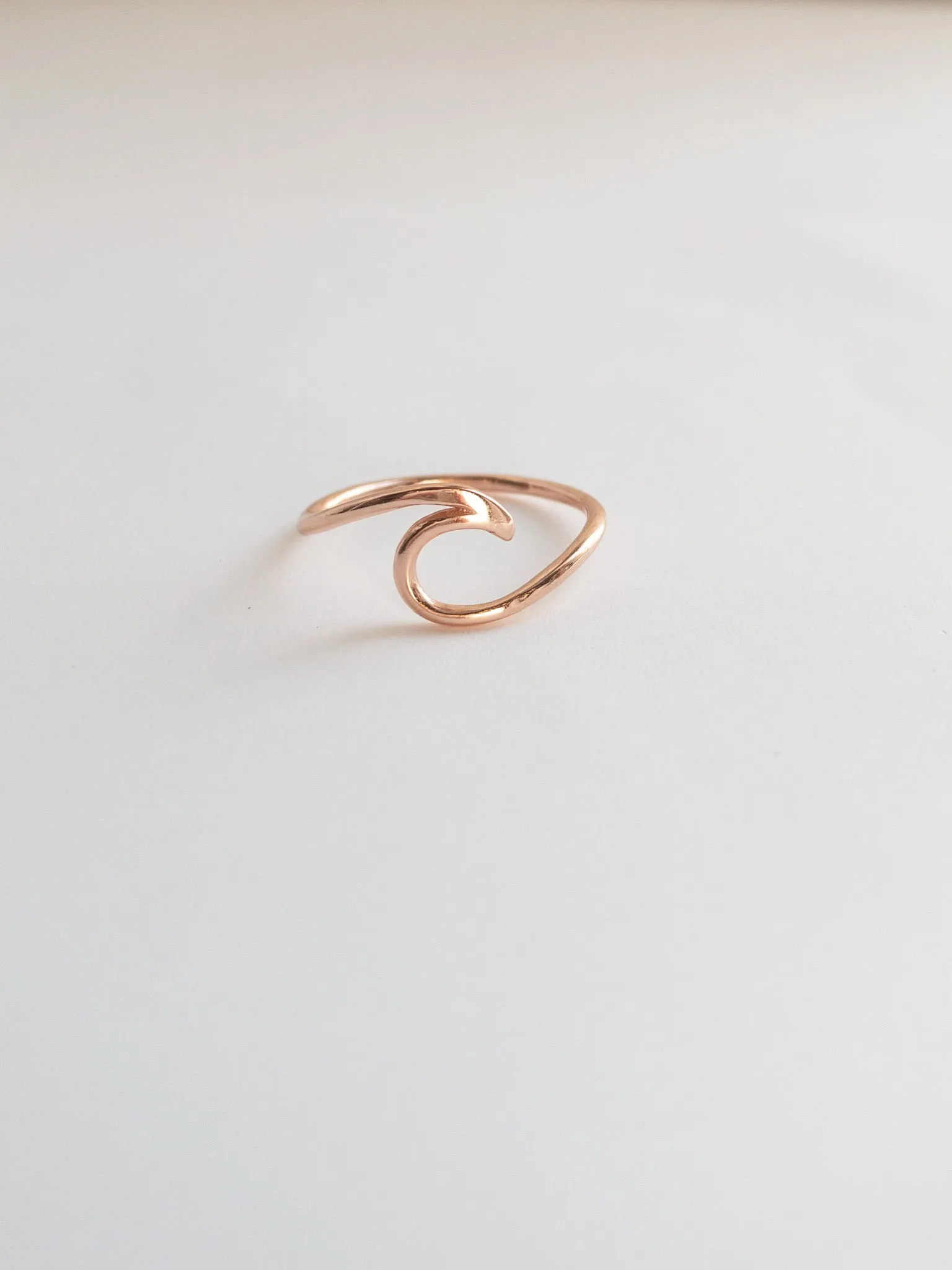 Cresting Wave Ring - Rose Gold