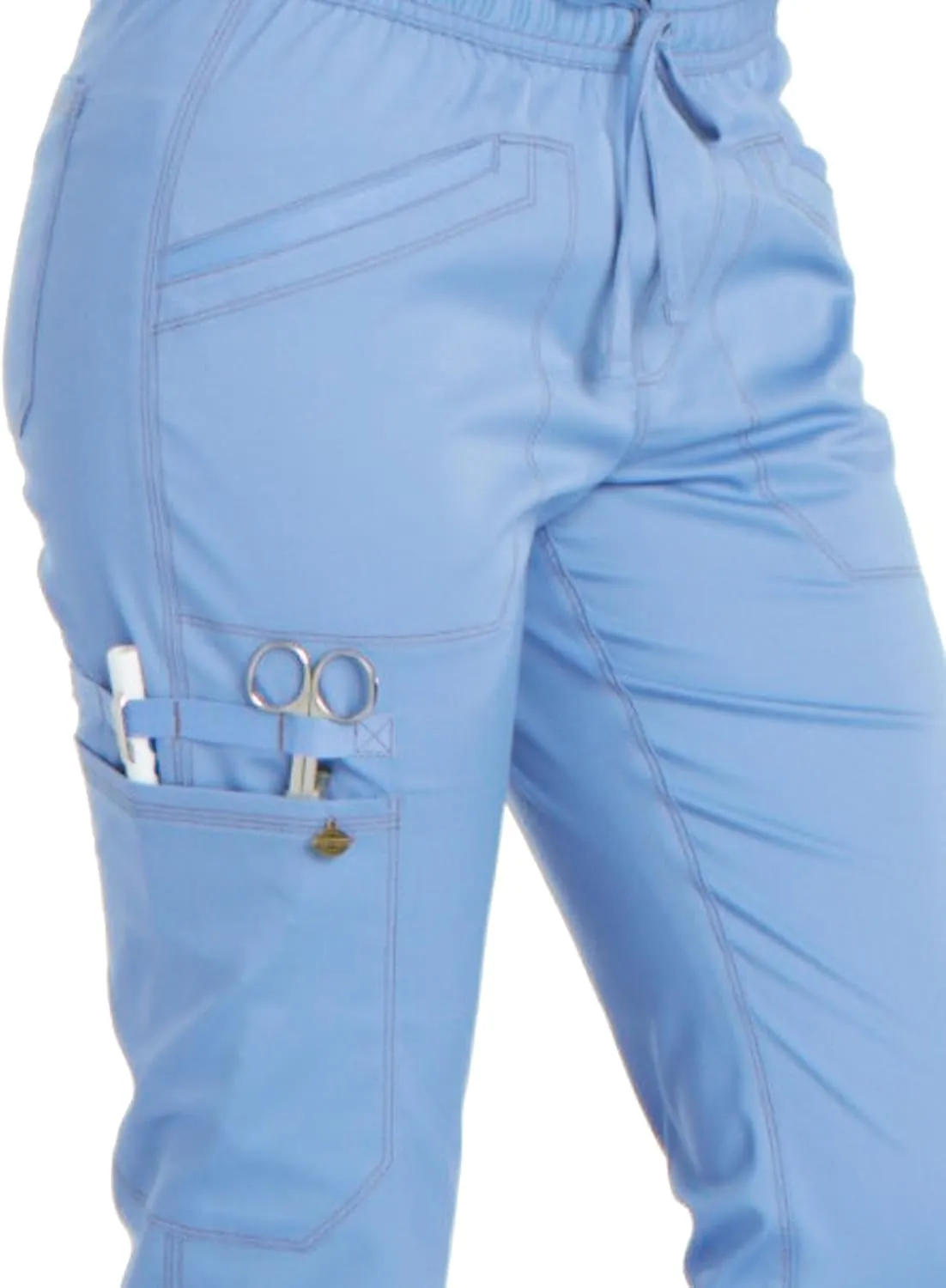Dickies Women's Essense Mid Rise Straight Leg Drawstring Pant
