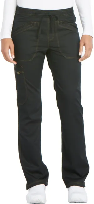 Dickies Women's Essense Mid Rise Straight Leg Drawstring Pant