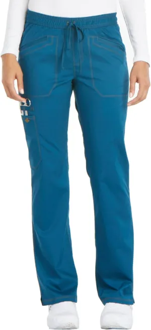 Dickies Women's Essense Mid Rise Straight Leg Drawstring Pant