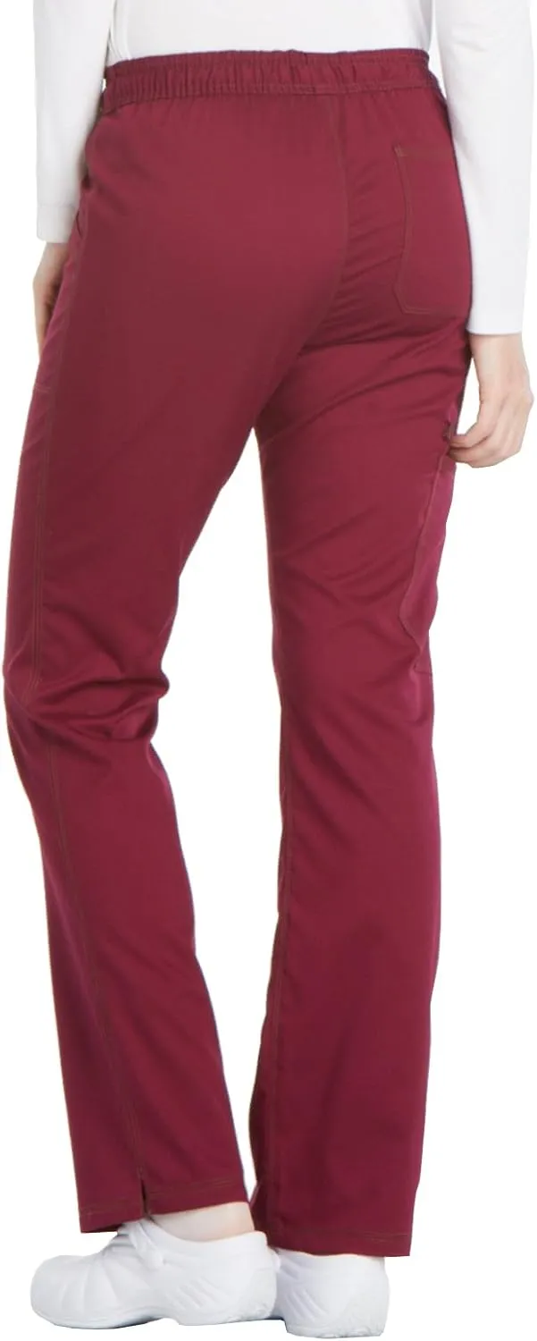 Dickies Women's Essense Mid Rise Straight Leg Drawstring Pant