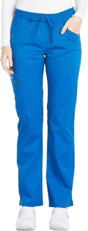 Dickies Women's Essense Mid Rise Straight Leg Drawstring Pant