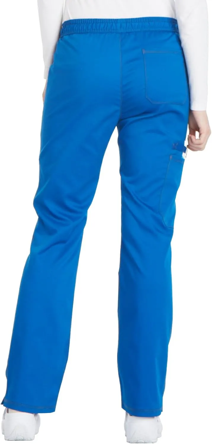Dickies Women's Essense Mid Rise Straight Leg Drawstring Pant