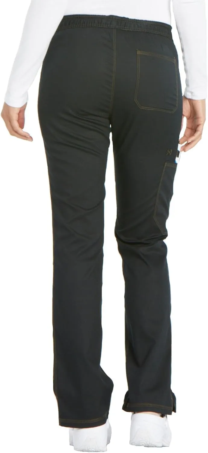 Dickies Women's Essense Mid Rise Straight Leg Drawstring Pant