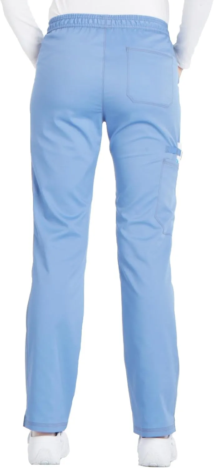 Dickies Women's Essense Mid Rise Straight Leg Drawstring Pant