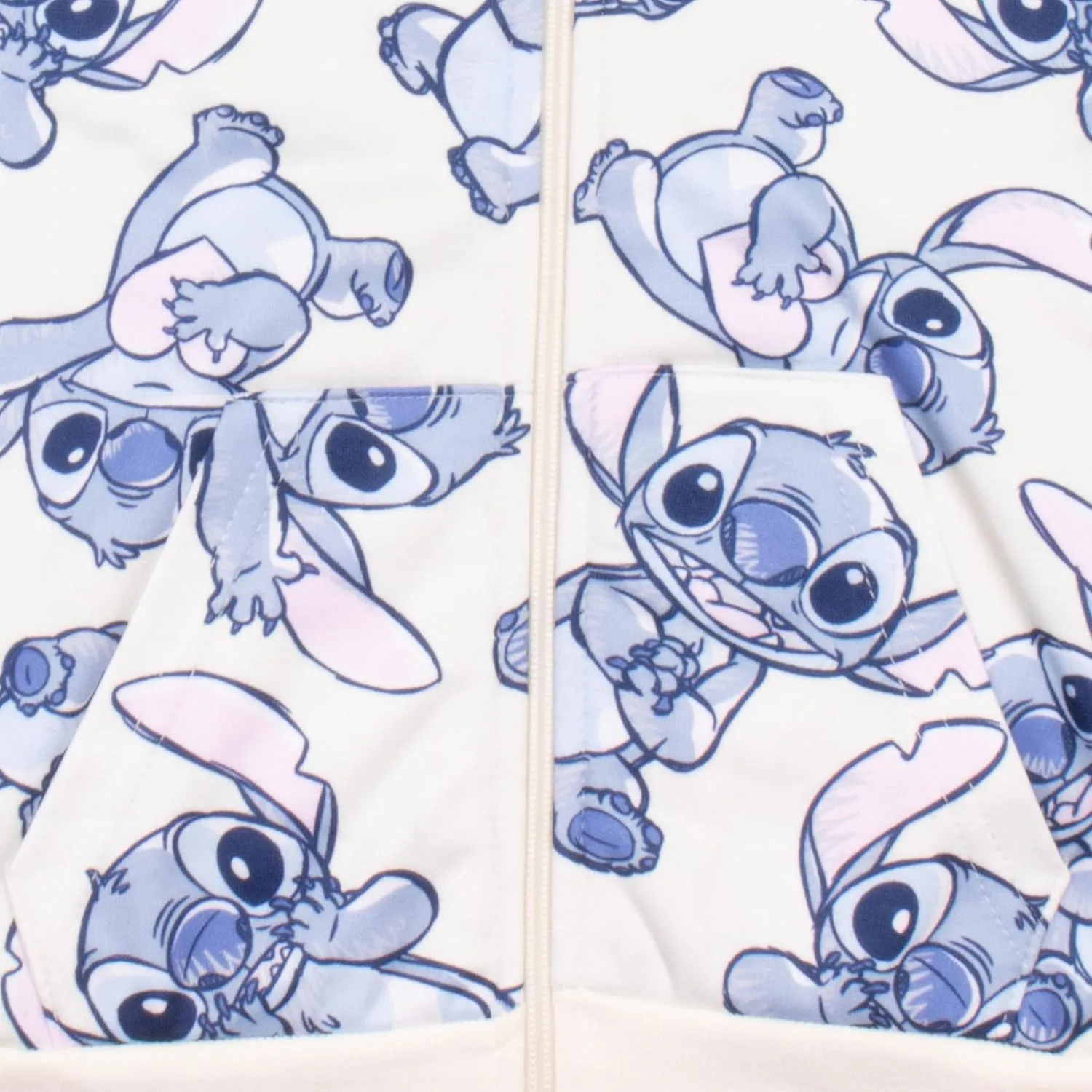 Disney Lilo & Stitch, Minnie Mouse Girls Sherpa Zip-Up Hoodie Graphic Print Design Hooded Sweatshirt for Kids & Toddlers