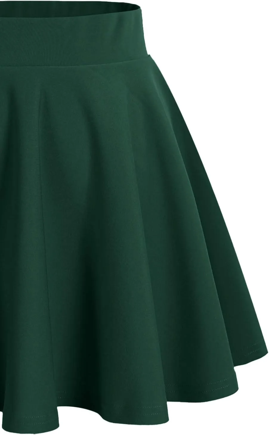 DRESSTELLS Women's Casual Skirt 2025, Stretchy High Waist Aline Mini Skater Skirts
