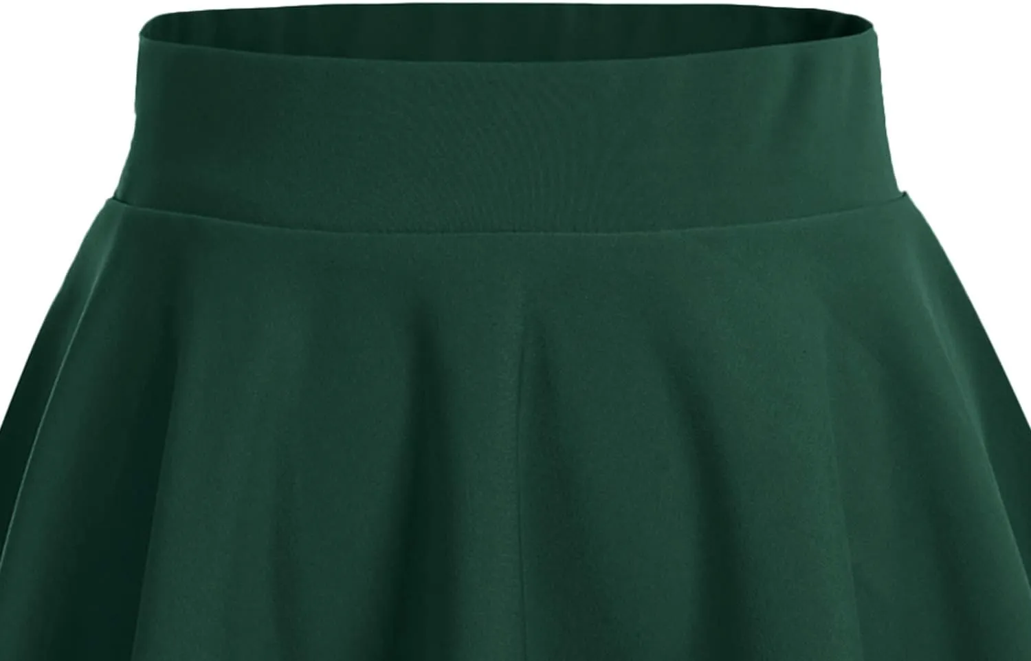 DRESSTELLS Women's Casual Skirt 2025, Stretchy High Waist Aline Mini Skater Skirts
