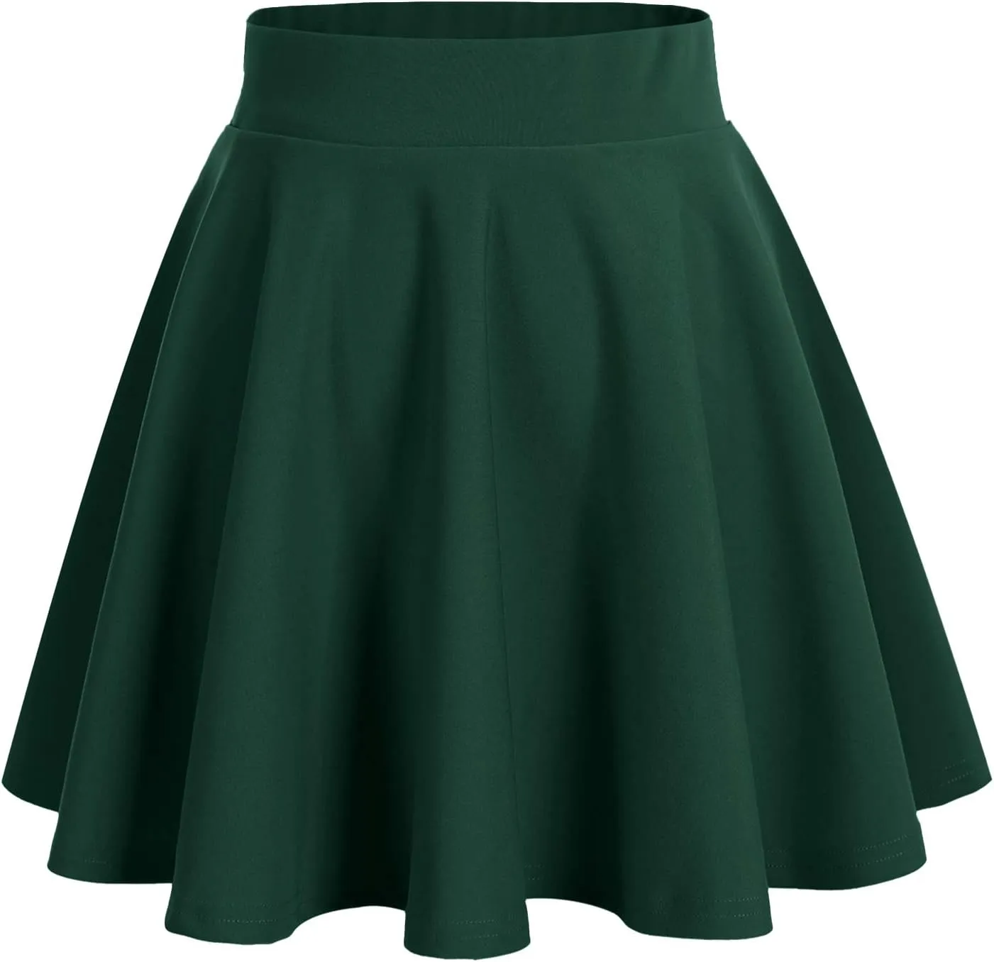 DRESSTELLS Women's Casual Skirt 2025, Stretchy High Waist Aline Mini Skater Skirts