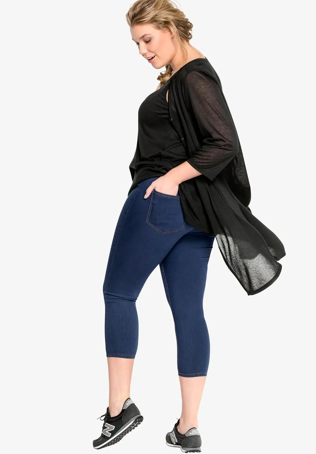ellos Plus Size Capri Jegging