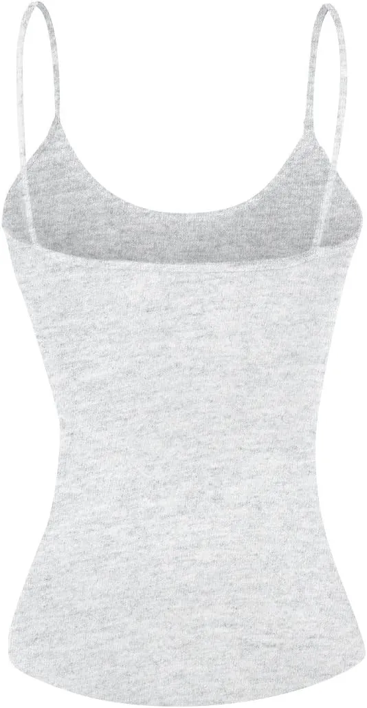 Emmalise Women's Camisole Built in Bra Wireless Fabric Support Short Cami