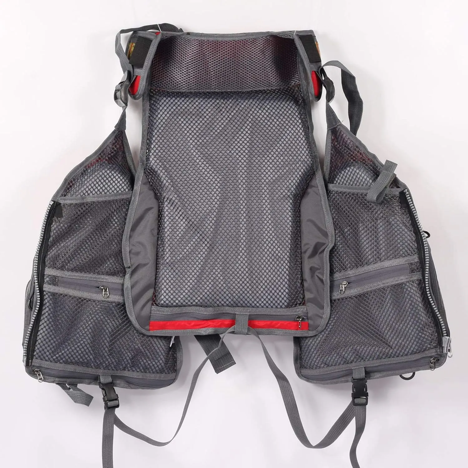 Flygo Fly Fishing Vests Multi Pocket Waistcoat Adjustable Size Gifts for Men and Women
