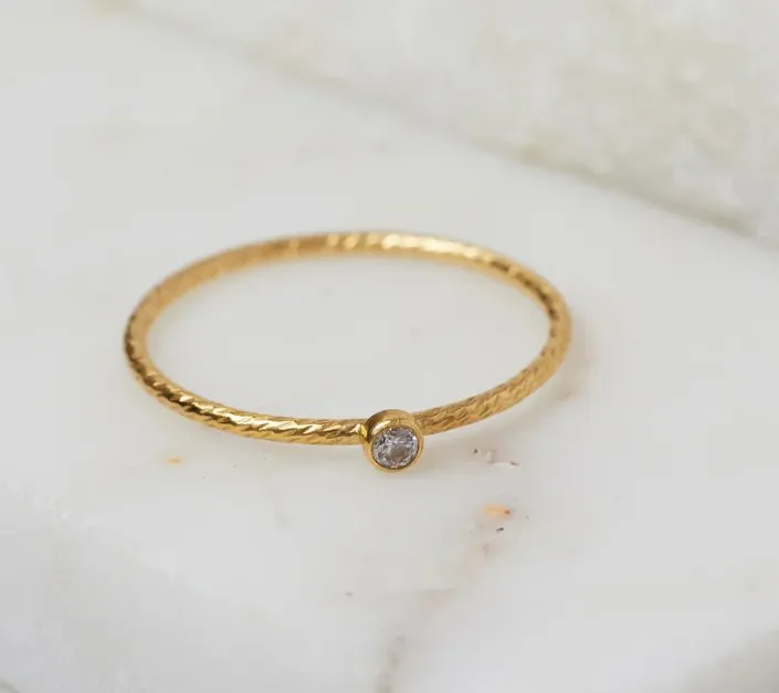 Gio Plain Stacking Ring Size 6