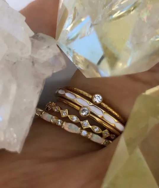 Gio Plain Stacking Ring Size 6