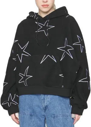 Graphic Hoodies for Women Cute Long Sleeve Preppy Sweatshirts Fall Oversized Pullover Hooded Tops With Pockets
