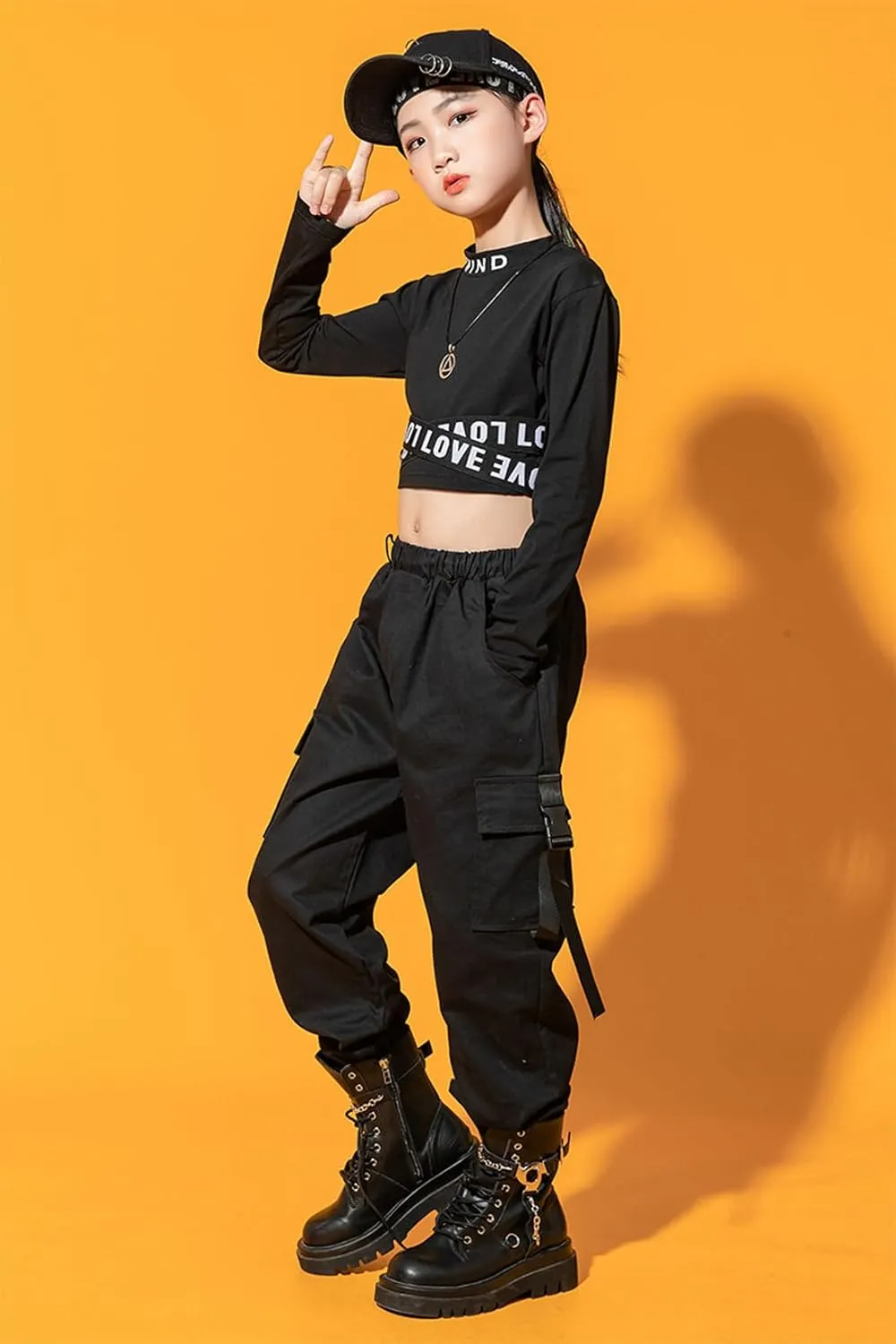 Happy Cherry Kids Girl Hip Hop Outfits Casual Loose Dance Joggers Lightweight Spring Fall Trousers 2023 3-15 Years
