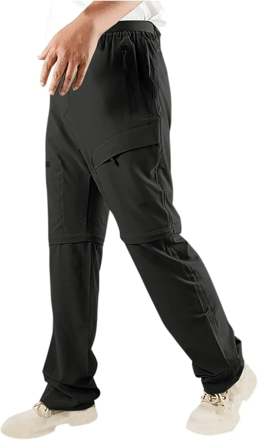 Hiking Pants for Men Tactical Pants Stretch Slim Fit Men's Sweatpants Lightweight Pants Summer with Multi Pockets