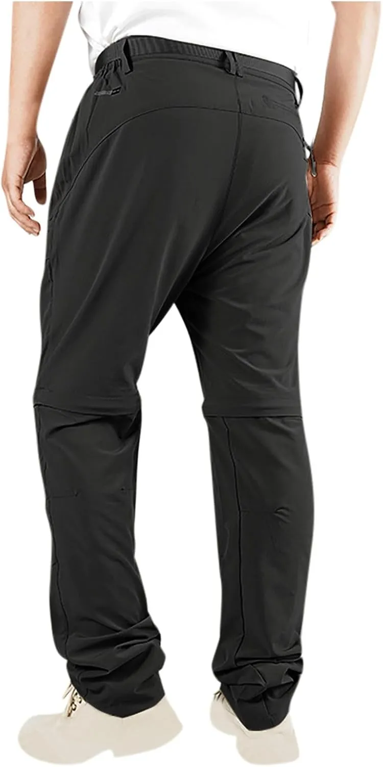 Hiking Pants for Men Tactical Pants Stretch Slim Fit Men's Sweatpants Lightweight Pants Summer with Multi Pockets