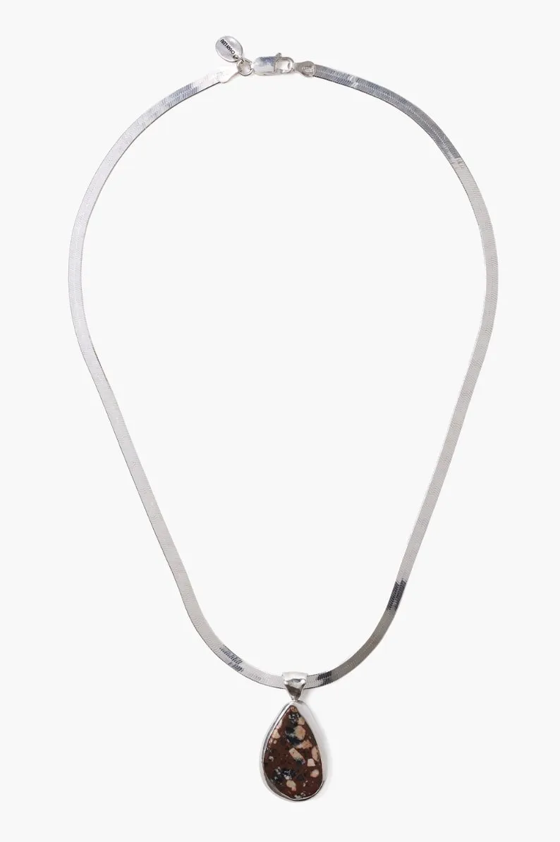 Jasper Pendant Necklace