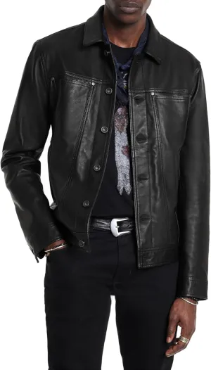 John Varvatos Men's Terrance Trucker Jacket
