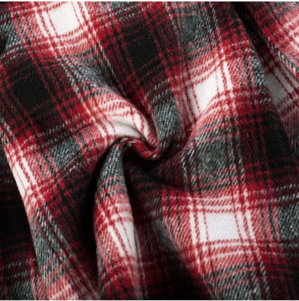 Kate Kasin 2024 Women's Pleated Plaid Mini Skirt High Waist A-Line Fall Winter Casual Skirts