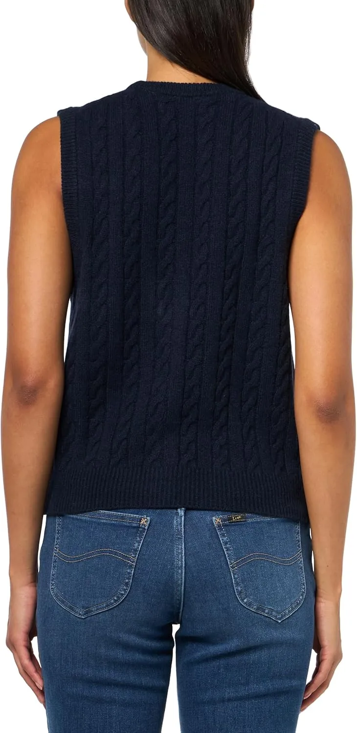 Lacoste x Bandier Women's Sleeveless Cashmere Cardigan