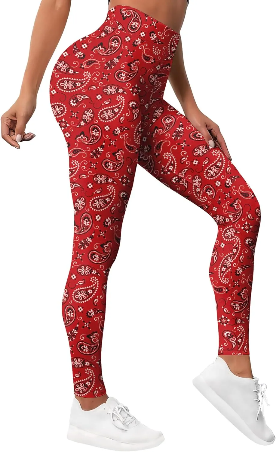 Leggings for Women Funny Printed Gym Womens Yoga Pants Floral Legging Flower Prints, Small