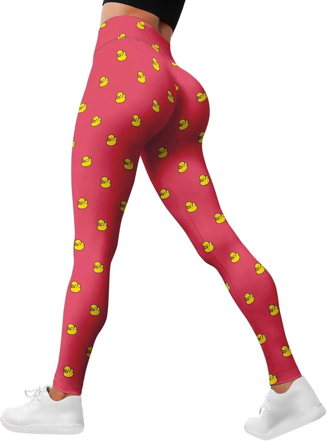 Leggings for Women Funny Printed Gym Womens Yoga Pants Floral Legging Flower Prints, Small