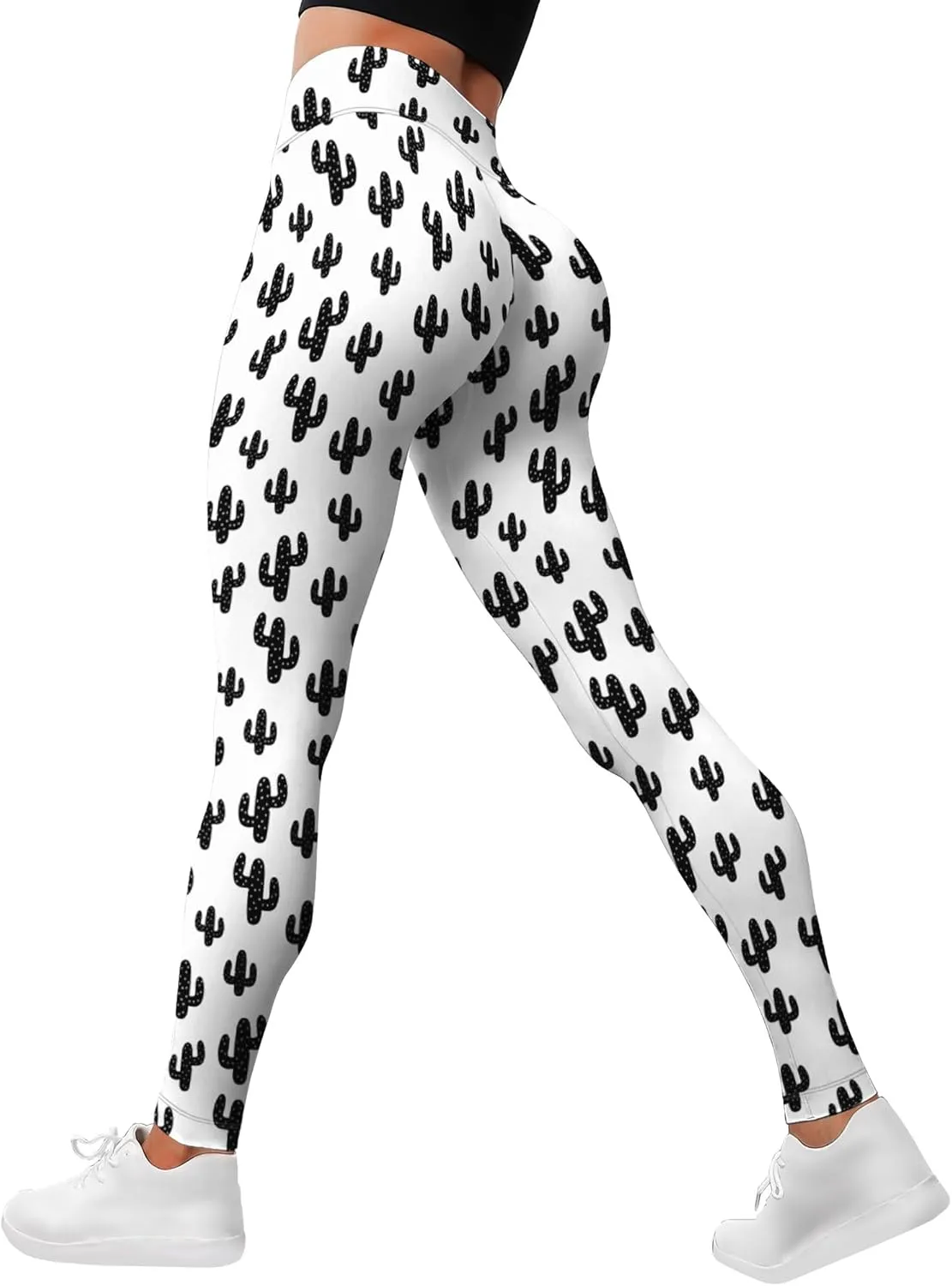 Leggings for Women Funny Printed Gym Womens Yoga Pants Floral Print Legging Flower Athletic Running Pant