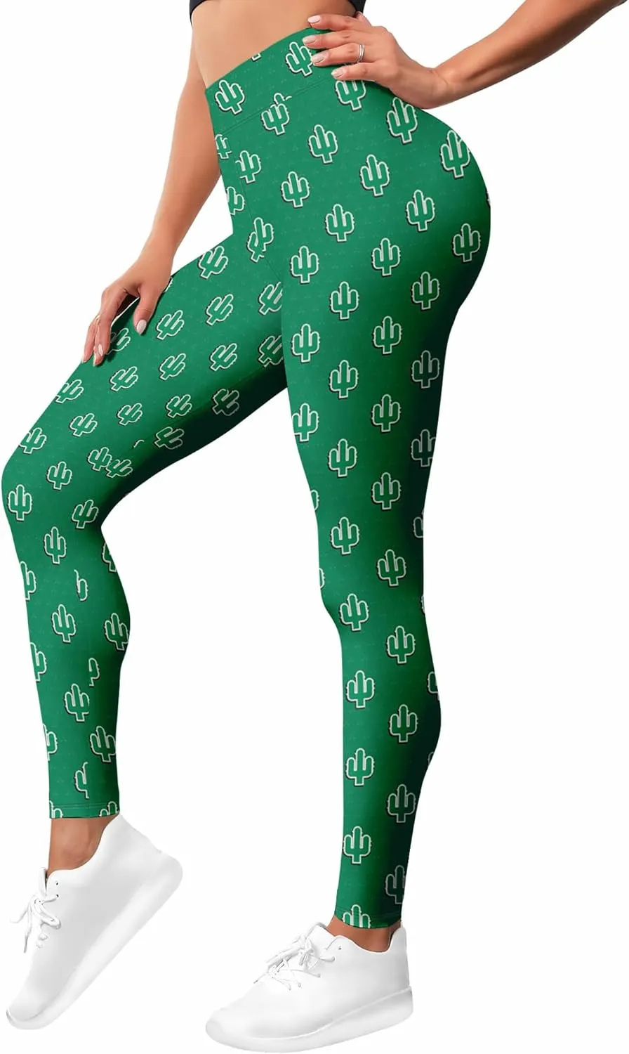 Leggings for Women Funny Printed Gym Womens Yoga Pants Floral Print Legging Flower Athletic Running Pant