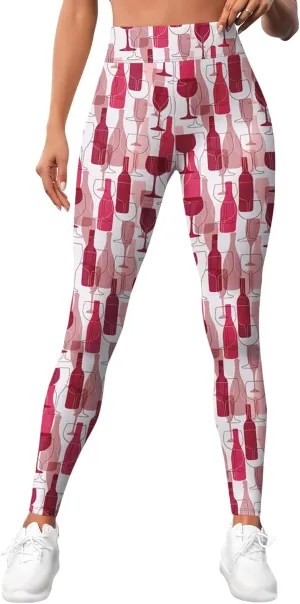 Leggings for Women Printed Funny Gym Womens Yoga Pants Hot Dog Legging Athletic Pant