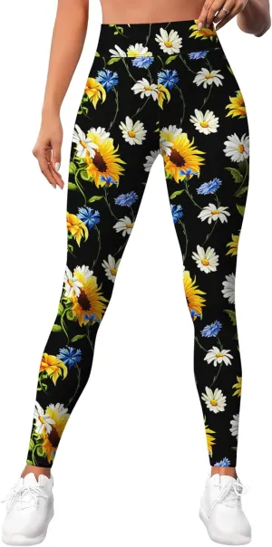 Leggings for Women Printed Funny Gym Womens Yoga Pants Hot Dog Legging Athletic Pant