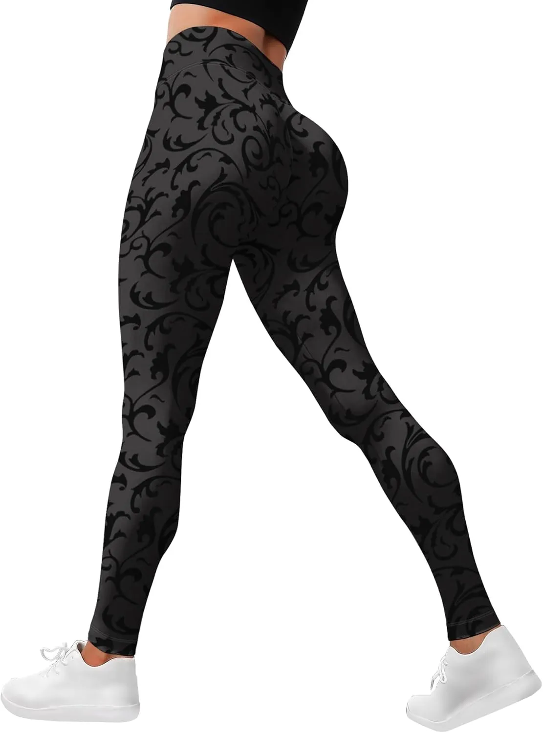 Leggings for Women Printed Funny Gym Womens Yoga Pants Sugar Skull Legging Skull Athletic Pant