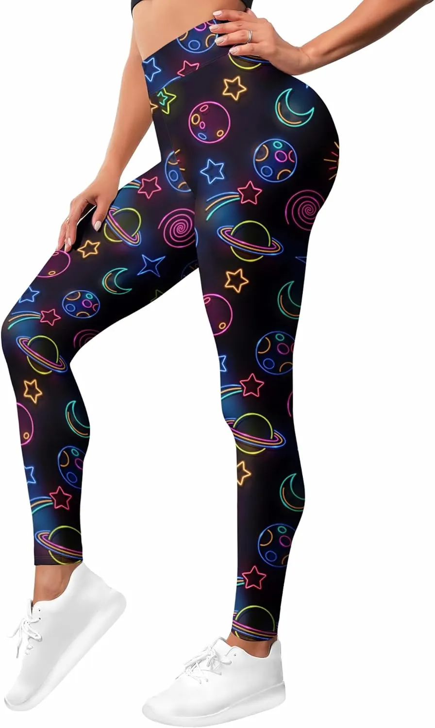 Leggings for Women Printed Funny Gym Womens Yoga Pants Sugar Skull Legging Skull Athletic Pant